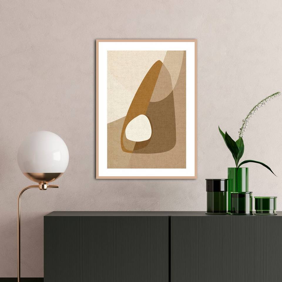 Malerifabrikken Poster Picasa brown light 1, beige från Malerifabrikken, bild 2