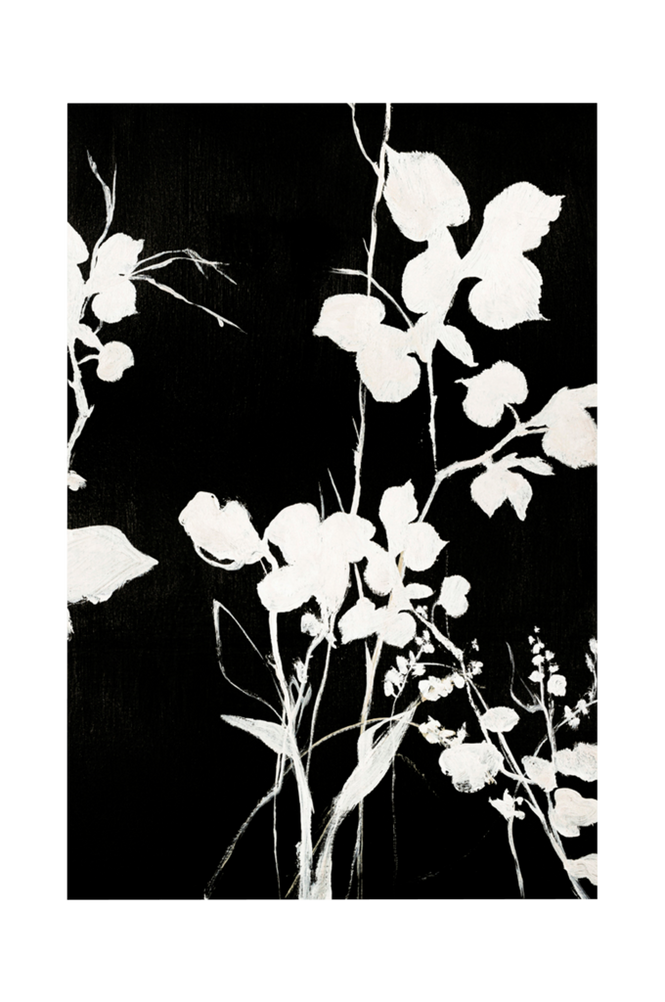Poster Silhouet Leaves 1