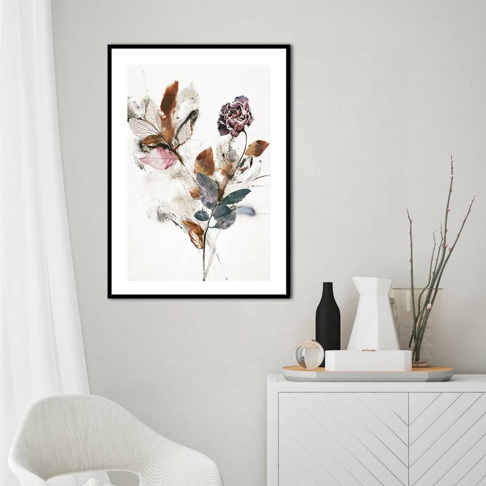 Malerifabrikken Poster Playing Flower 1, beige från Malerifabrikken, bild 2