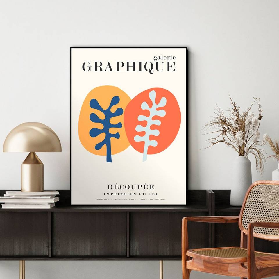 Malerifabrikken Poster Graphique 8, beige från Malerifabrikken, bild 2