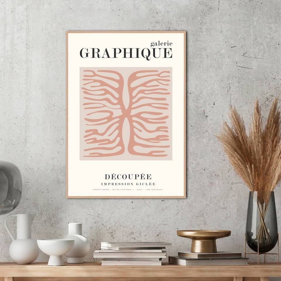 Malerifabrikken Poster Graphique 9, beige från Malerifabrikken, bild 2