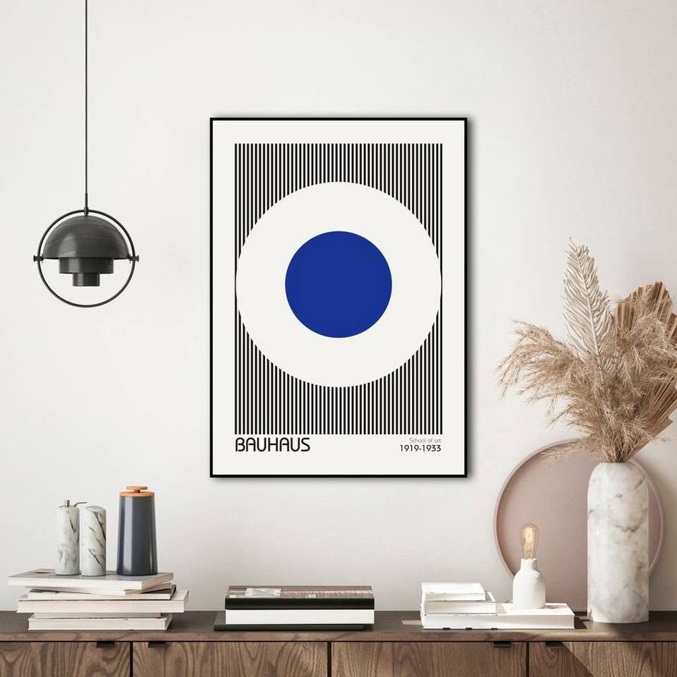 Malerifabrikken Poster Bauhaus 5, blå från Malerifabrikken, bild 2