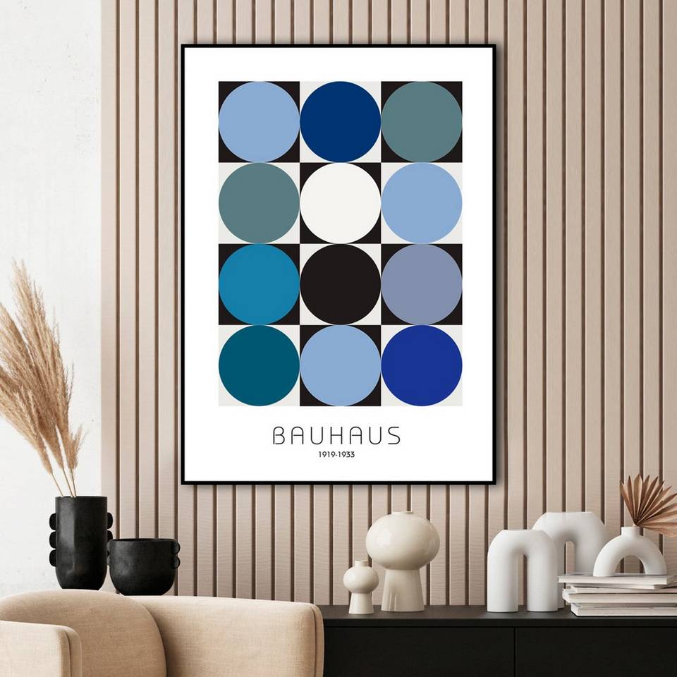 Malerifabrikken Poster Bauhaus 6, blå från Malerifabrikken, bild 2