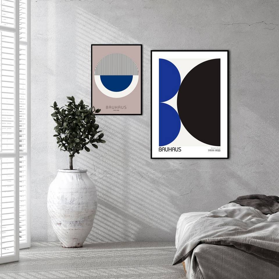 Malerifabrikken Poster Bauhaus 7, blå från Malerifabrikken, bild 2