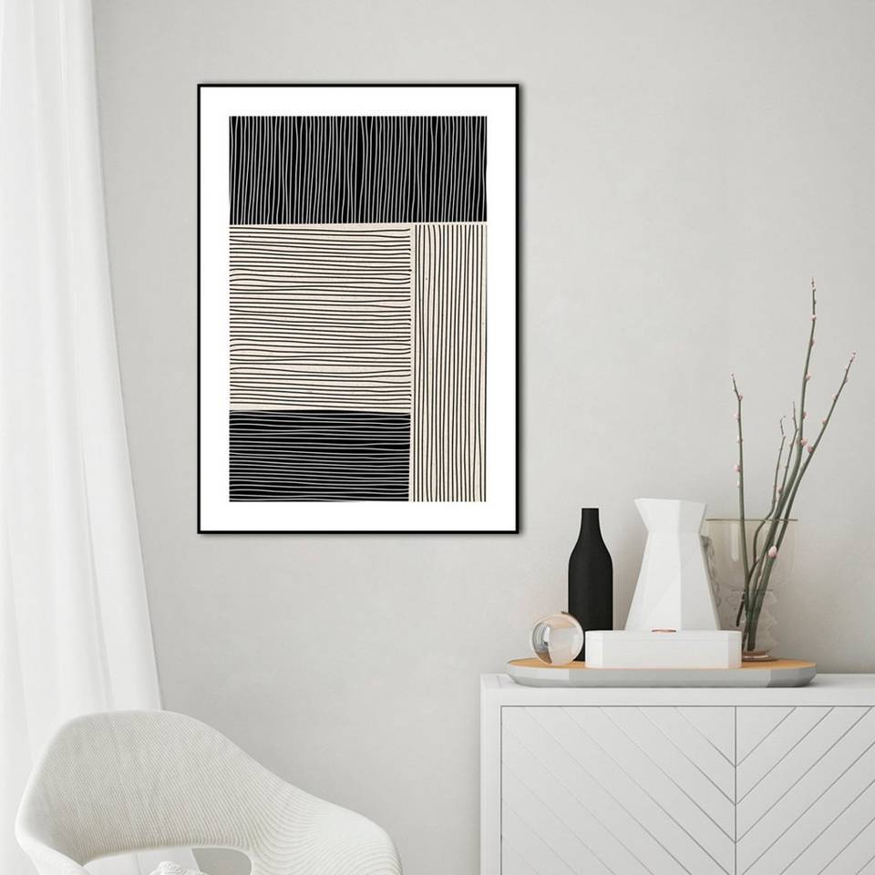 Malerifabrikken Poster Ribbing 1, beige från Malerifabrikken, bild 2