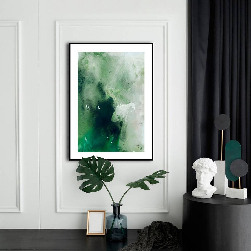 Malerifabrikken Poster Still Water 8, grön från Malerifabrikken, bild 2