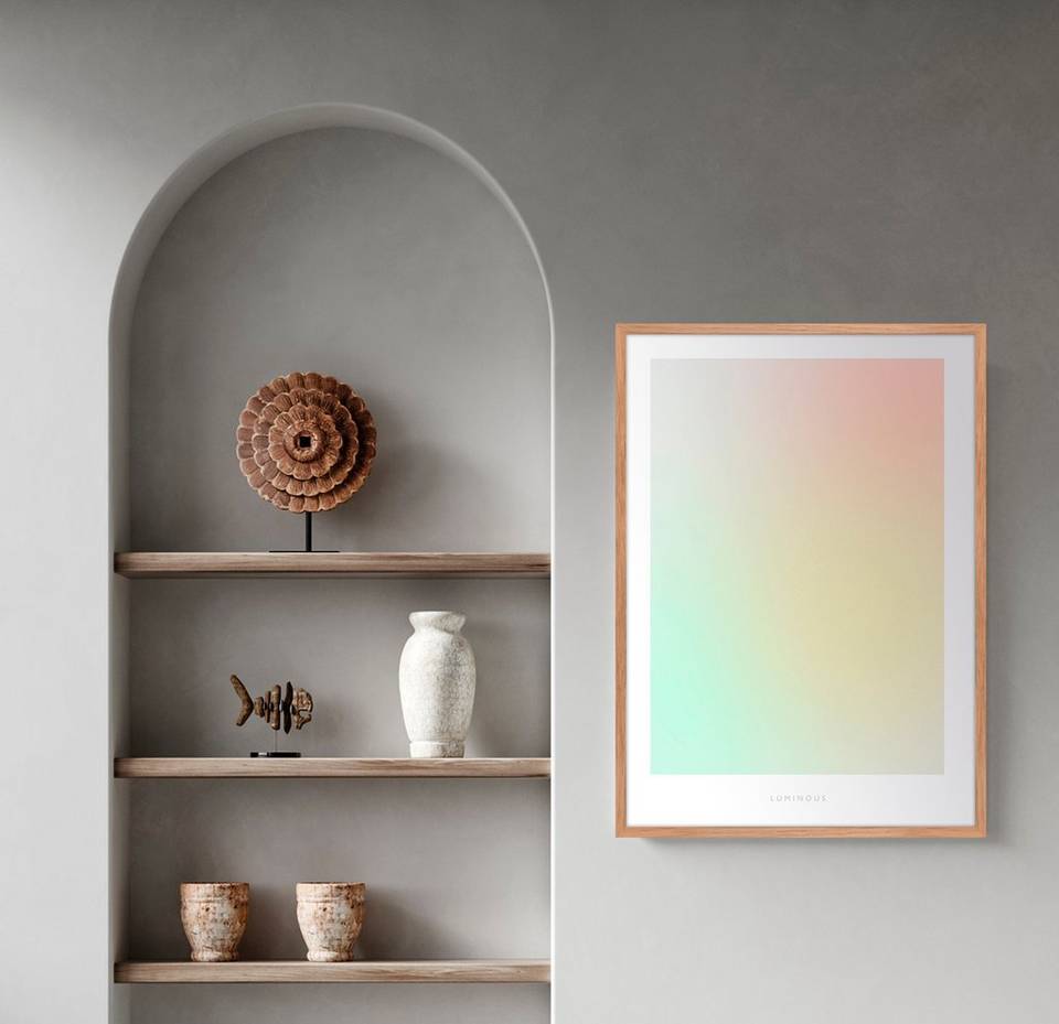 Malerifabrikken Poster Luminous II, flerfärgad från Malerifabrikken, bild 2