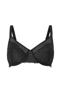 Zizzi - Bygel-bh lHarper Freja Bra - Svart - 100E