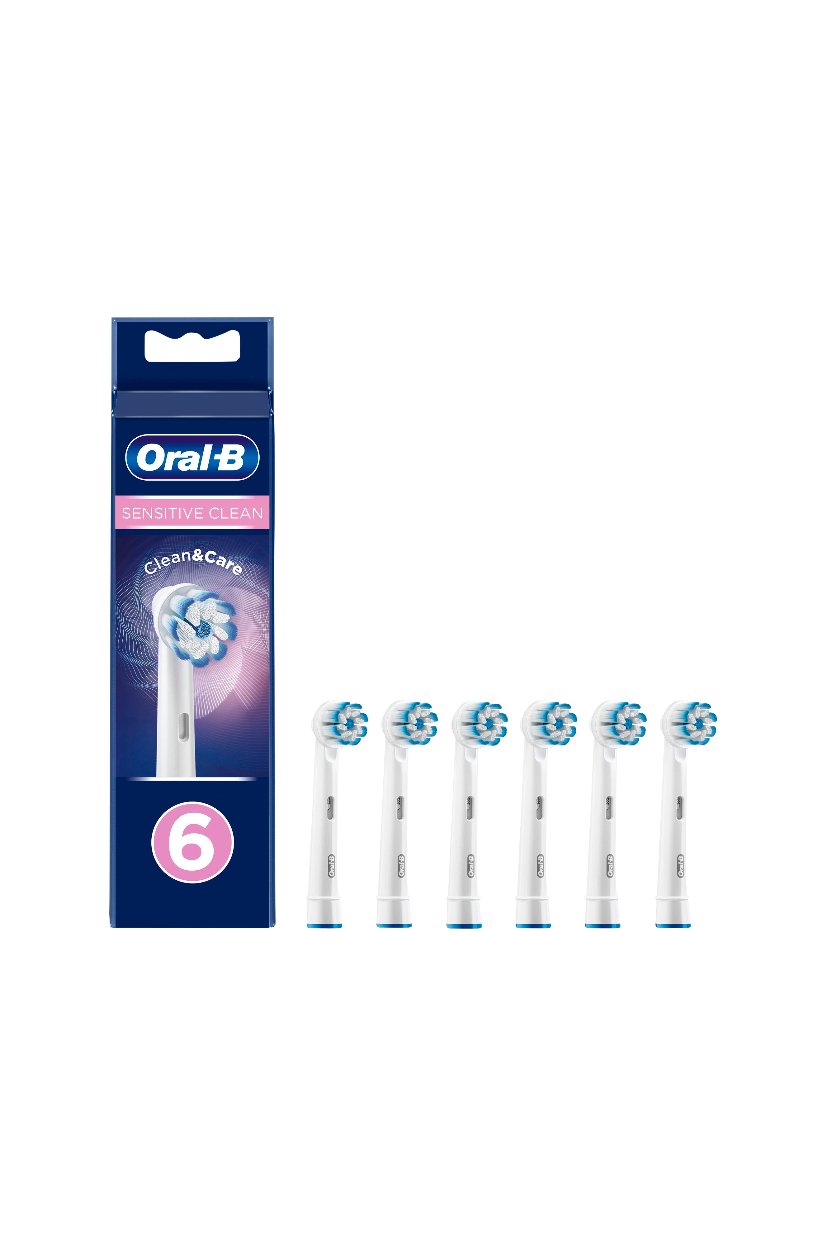 Oral B Vaihtoharjat Sensitive Clean & Care 2+2+2 kpl Hampaat Ellos.fi