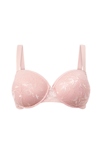 Zizzi - Bygel-bh lMay Lace Alma Bra - Rosa