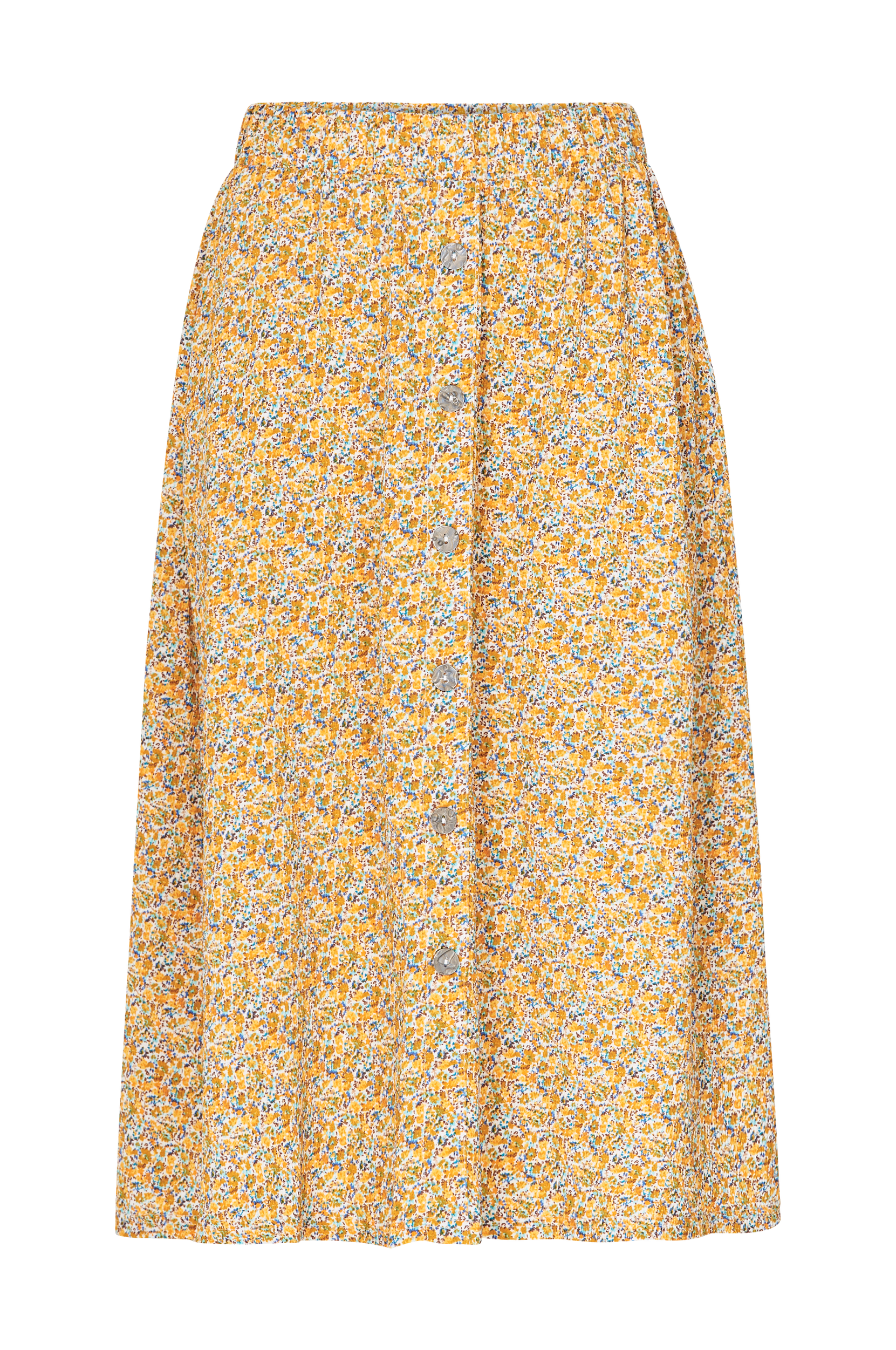 JDY - Nederdel jdyLotus Button Skirt Jrs - Orange - 40