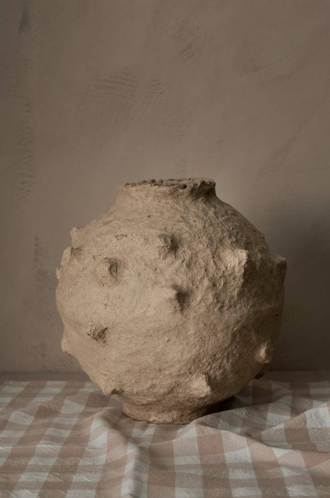 Vas Sindre Papier-maché höjd 30 cm