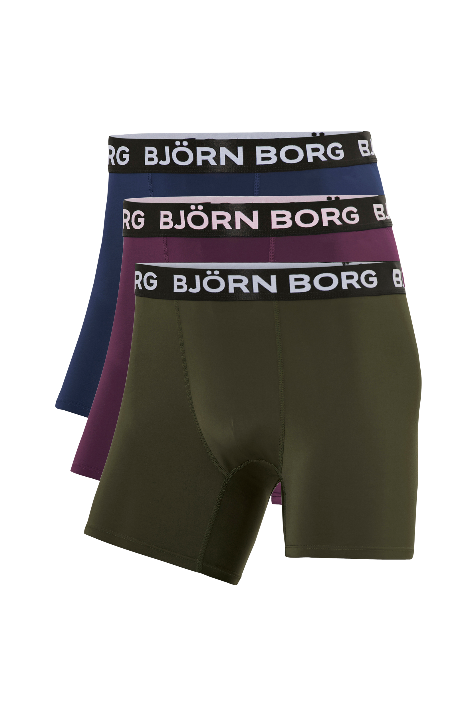 Björn Borg - Boksershorts Performance Boxer 3-pak  - Blå - XL