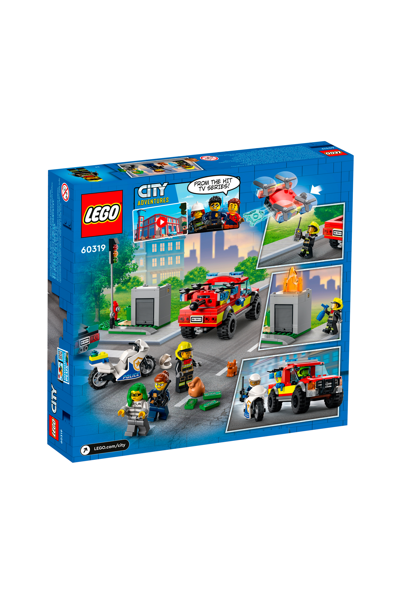 LEGO - City Fire - Brandräddning och polisjakt
