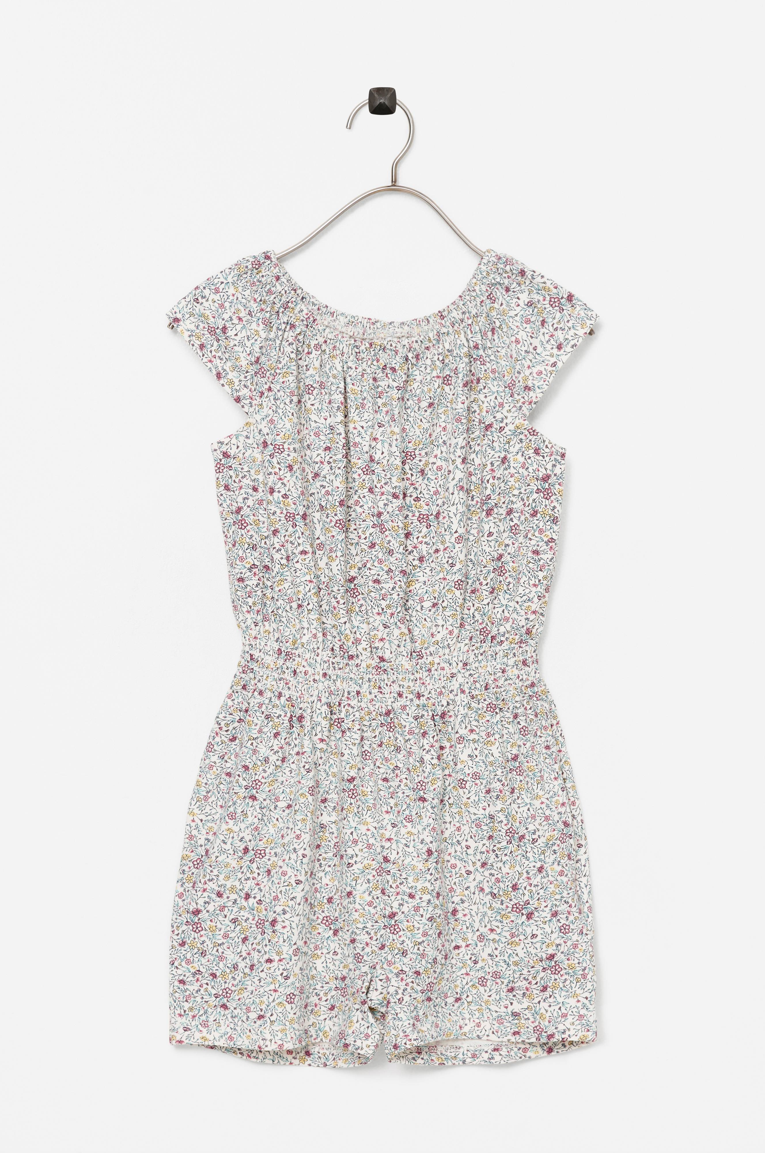 Name it Buksekjole nmfJia SS Suit Camp Hvid Jumpsuits Ellos.dk