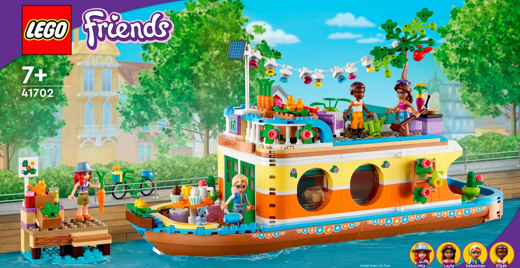 LEGO - Friends - Kanalhusbåt