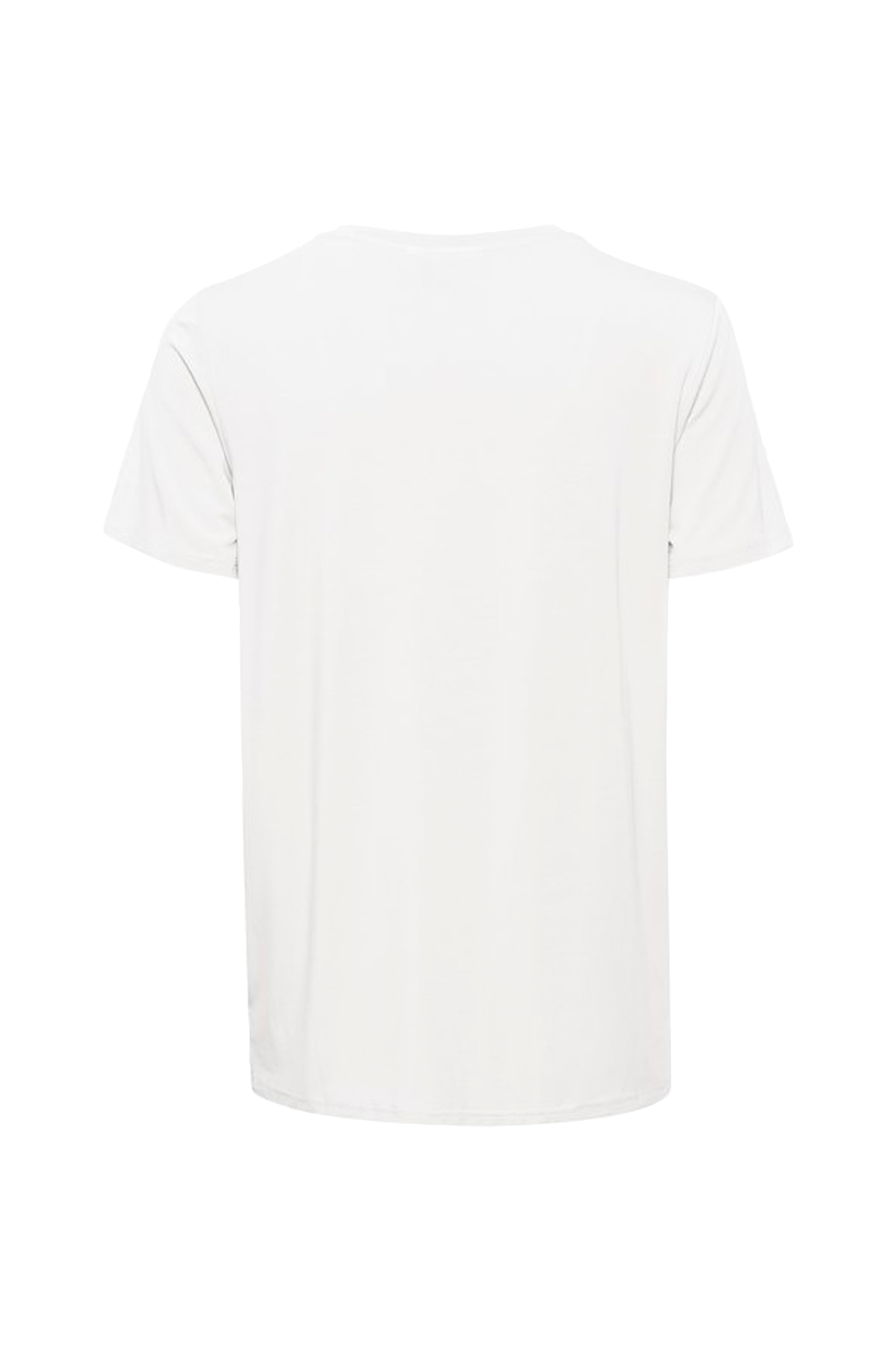 Saint Tropez Topp AdeliaSZ V-N T-shirt - Hvit - Topper