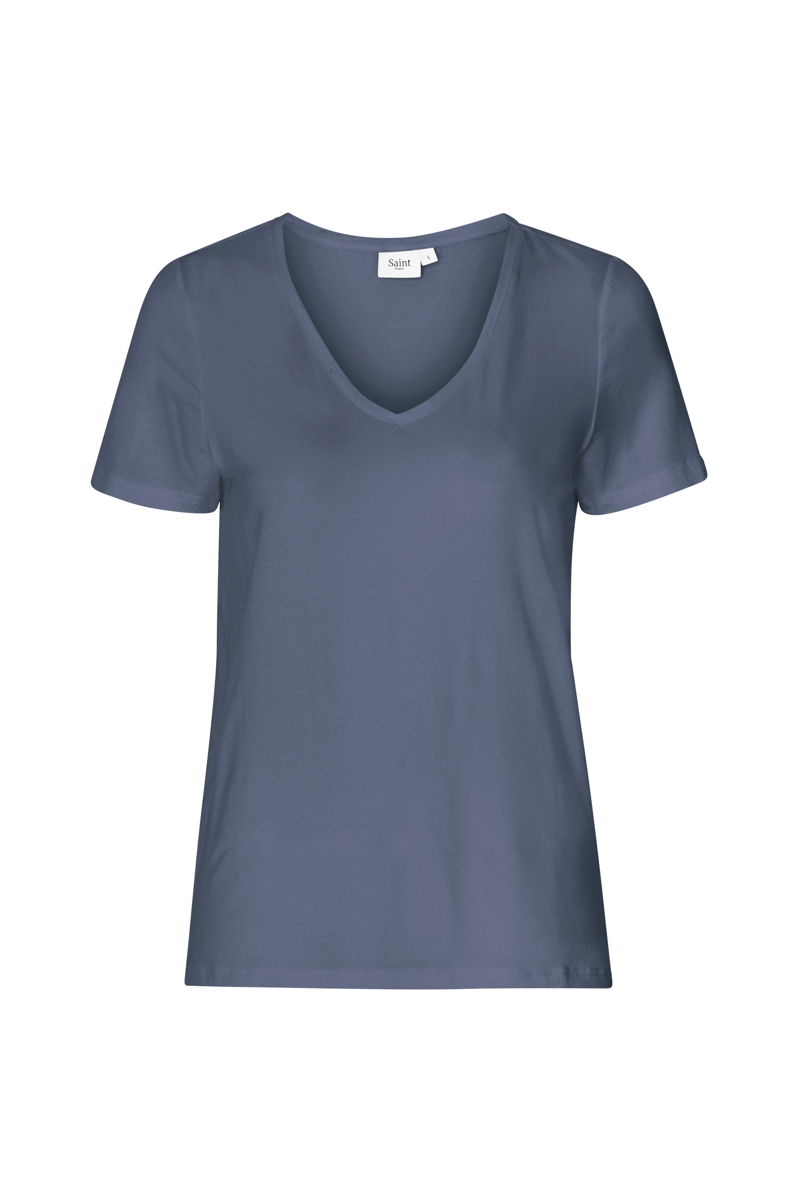 Blå - AdeliaSZ V-N T-shirt Topper Saint Tropez - Topp