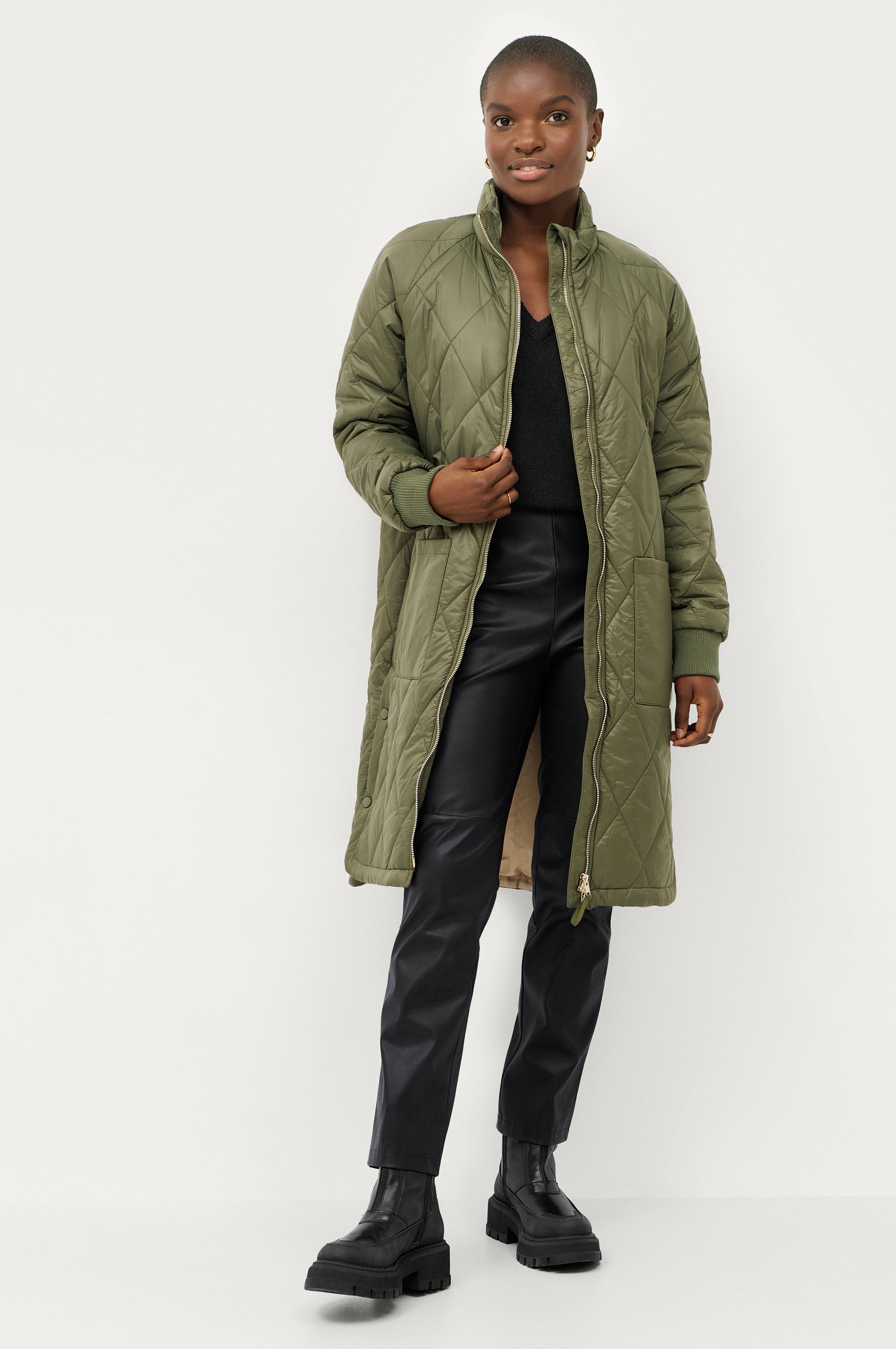 Saint Tropez Kappa NoemiSZ Jacket Grön Höstjackor Ellos.se