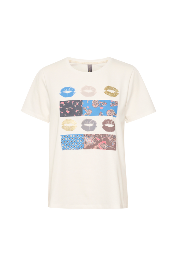 Culture - Top cuGith T-shirt - Hvid - 48