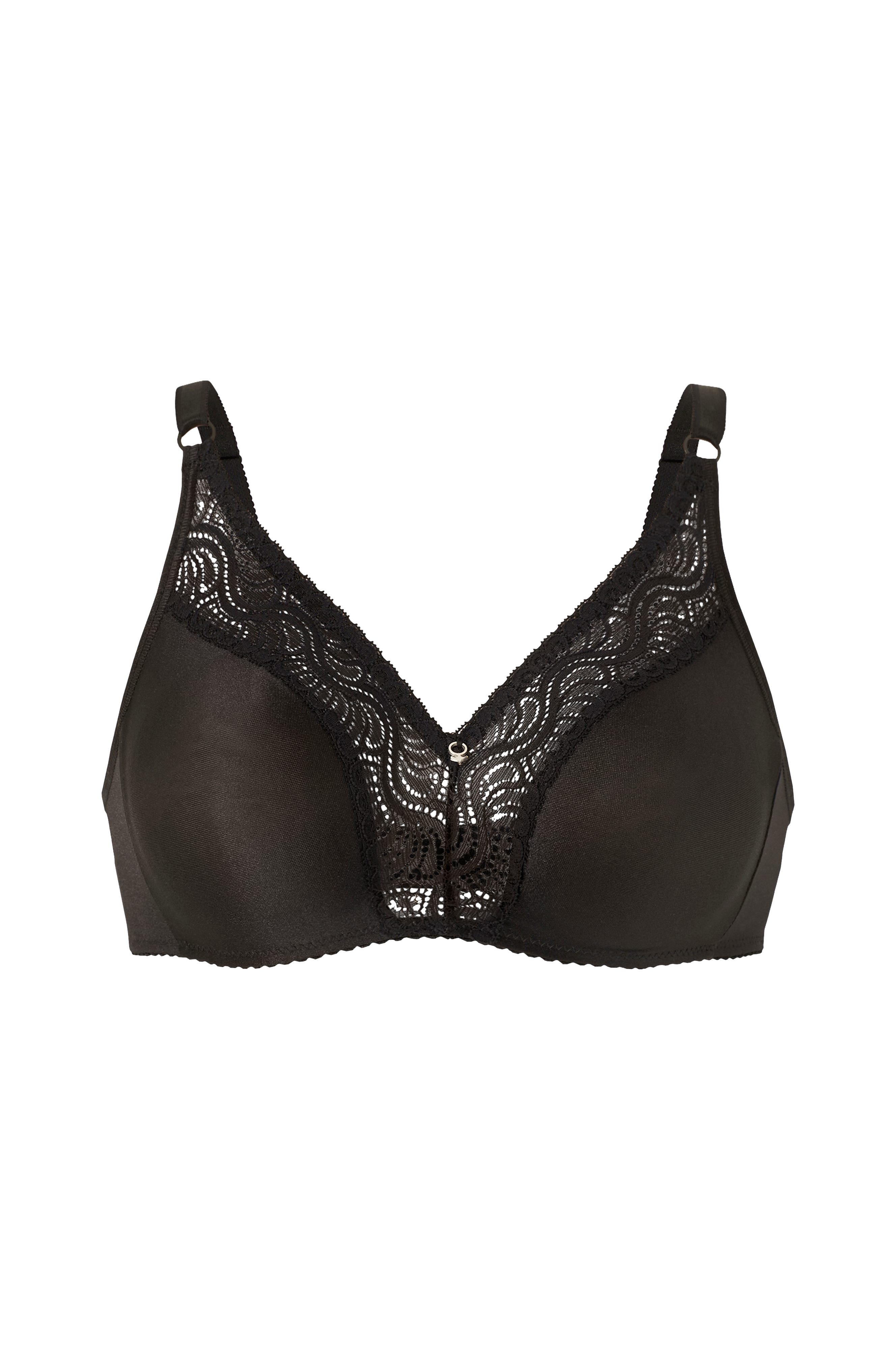 Abecita Mjuk-bh Glitter Soft Bra - Svart - Bygellös bh