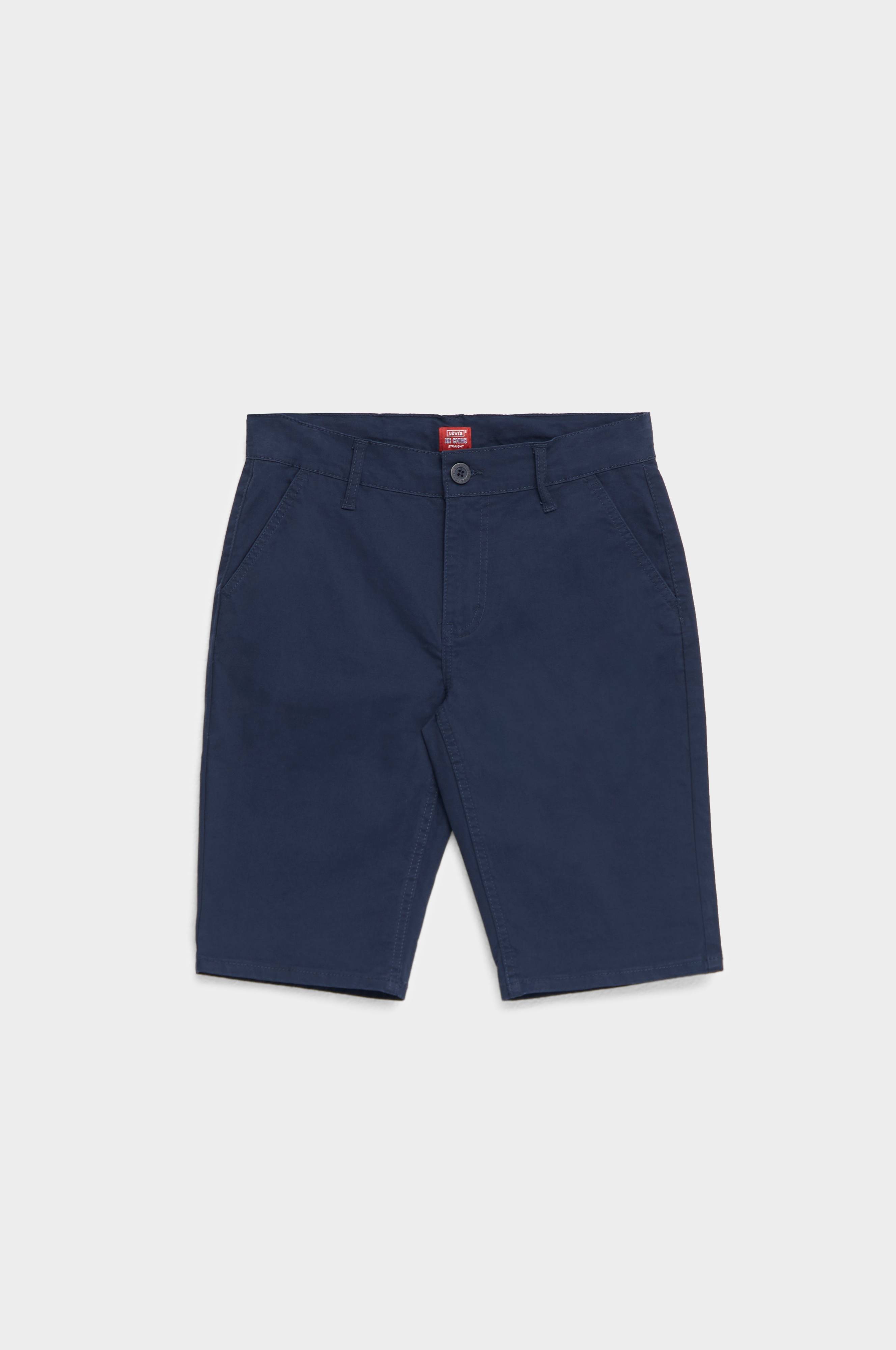 Levi's LVB Box Tab Pull On Chino, Pantaloncini Bambino In Cotone Ed Elastan, Blu, 6EB009