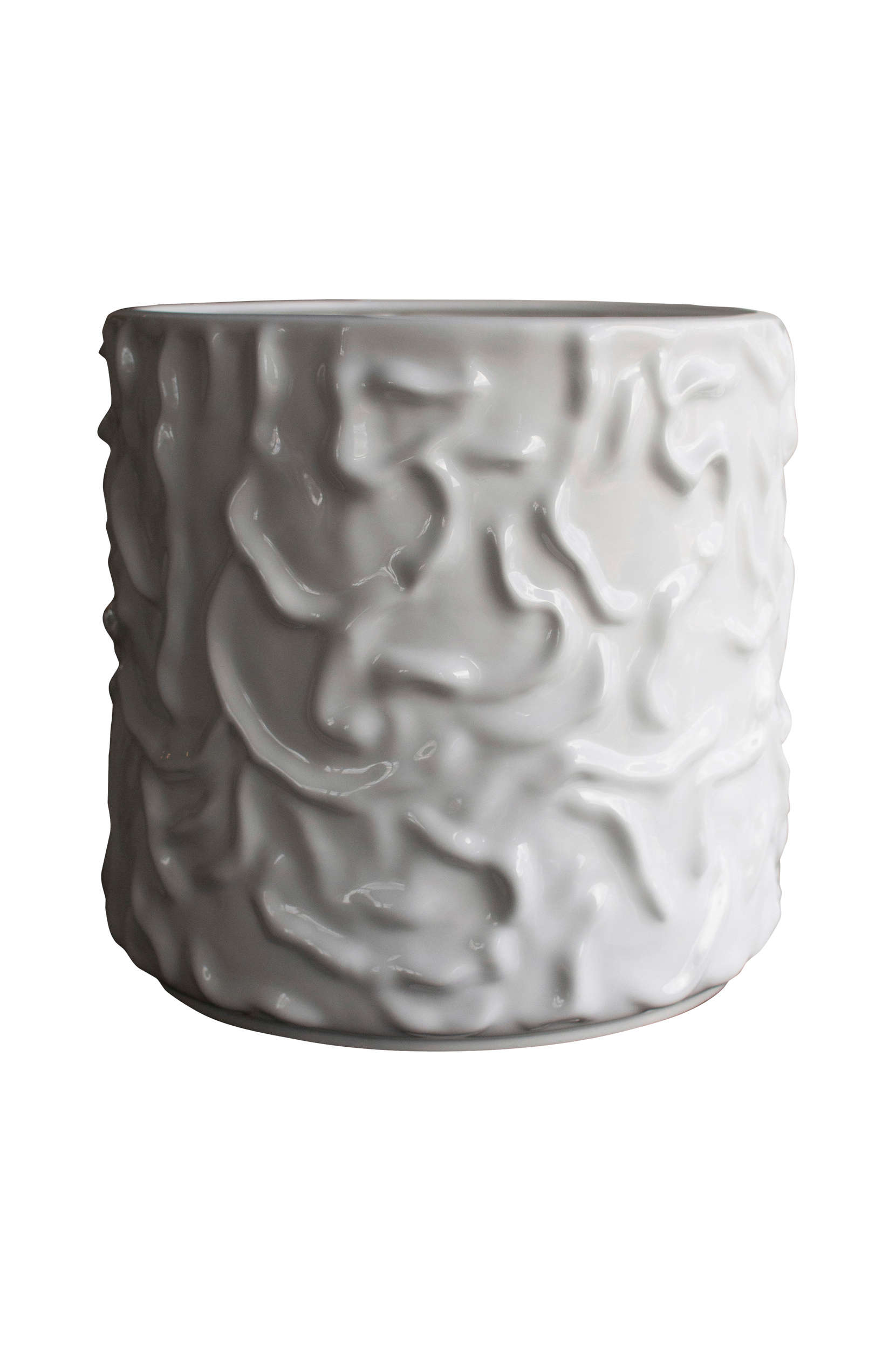 DBKD - Kruka Swoon Stor höjd 32 cm - Vit