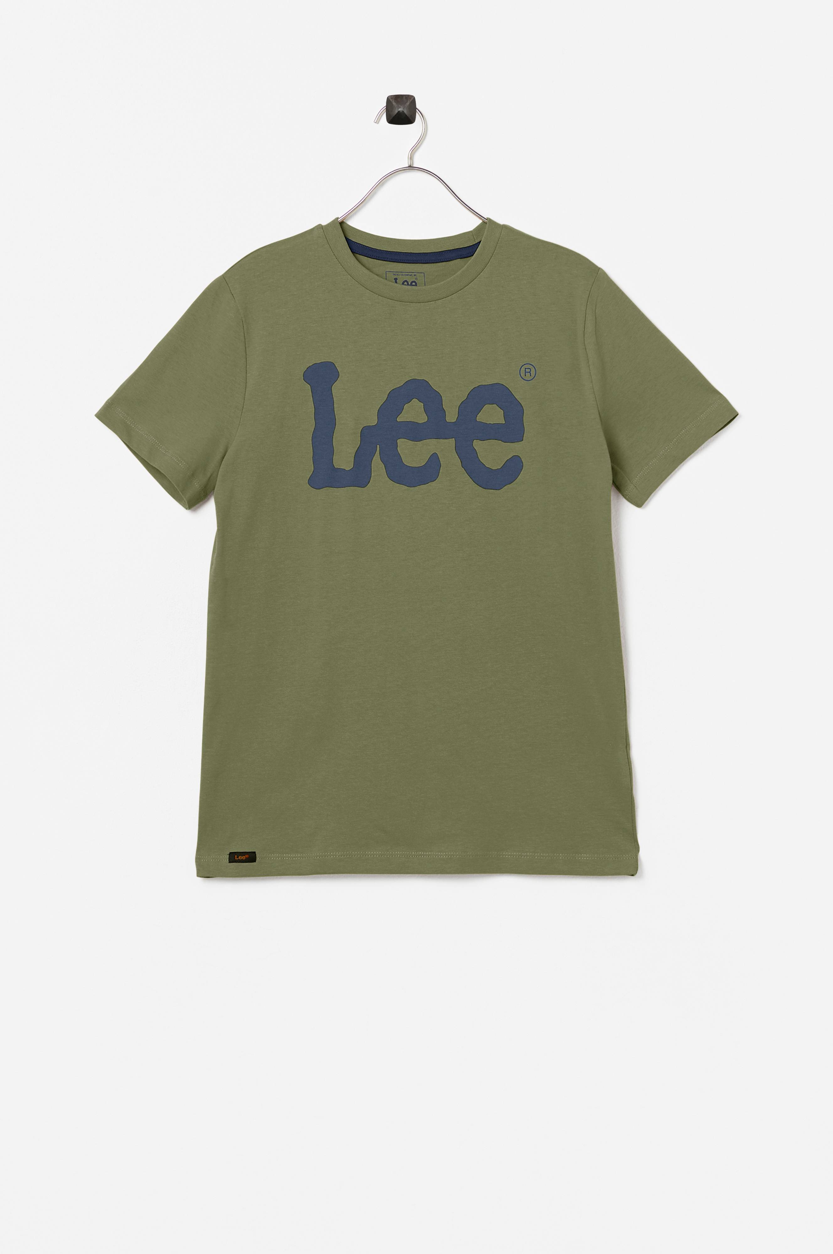 Lee T-shirt Wobbly Graphic T-shirt - Grön - T-shirts | Ellos.se