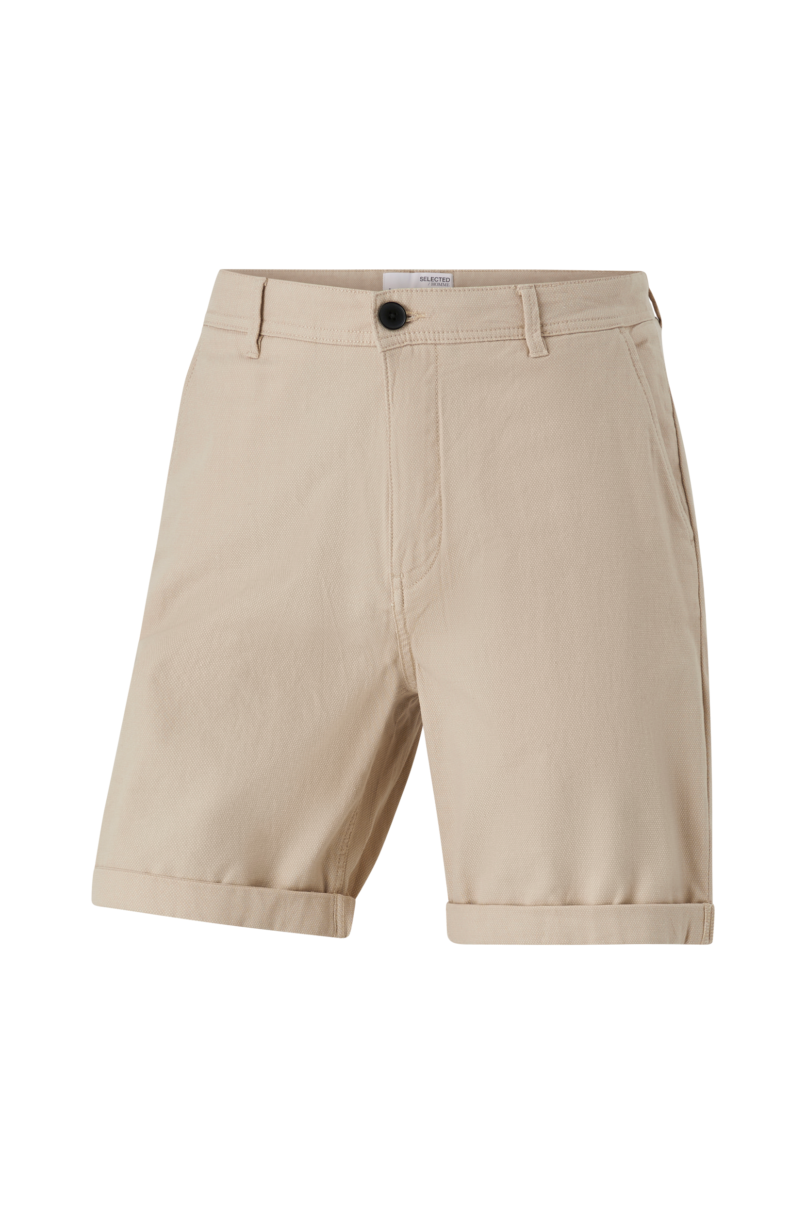 Selected HOMME - Shorts slhComfort-Luton Flex Shorts - Hvid - S