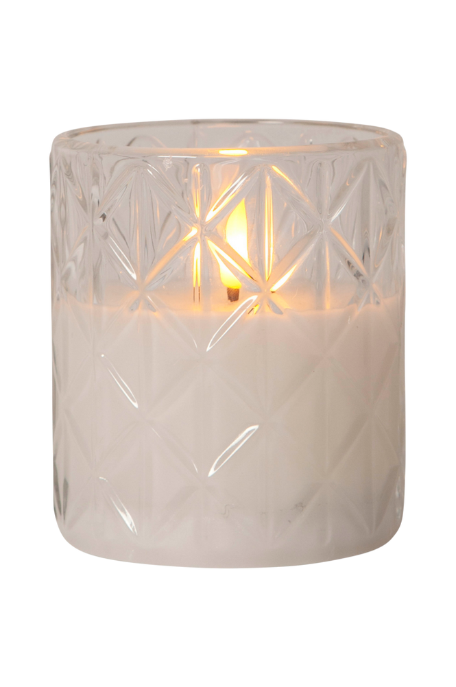 LED Blockljus Flamme Romb