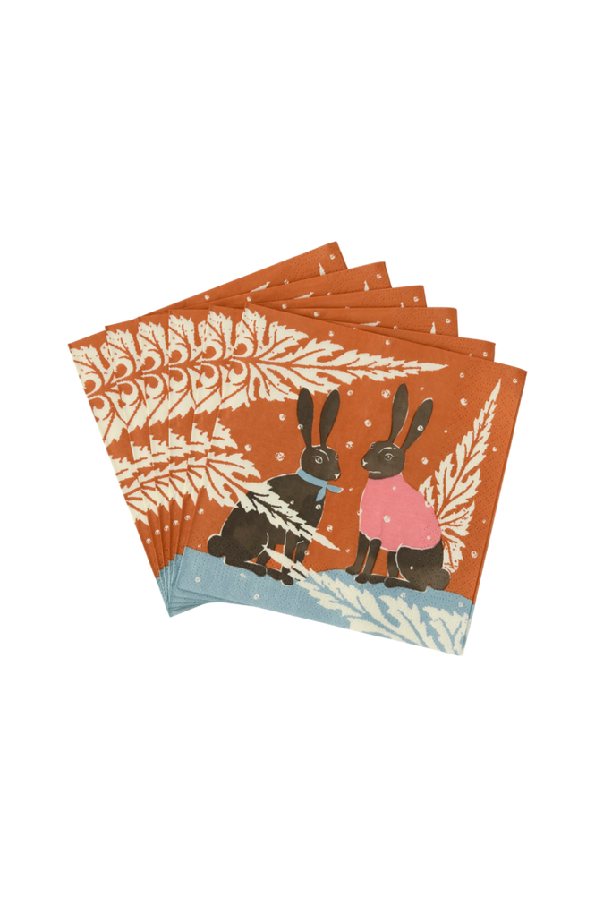 Papirserviett Rabbit 20-pk