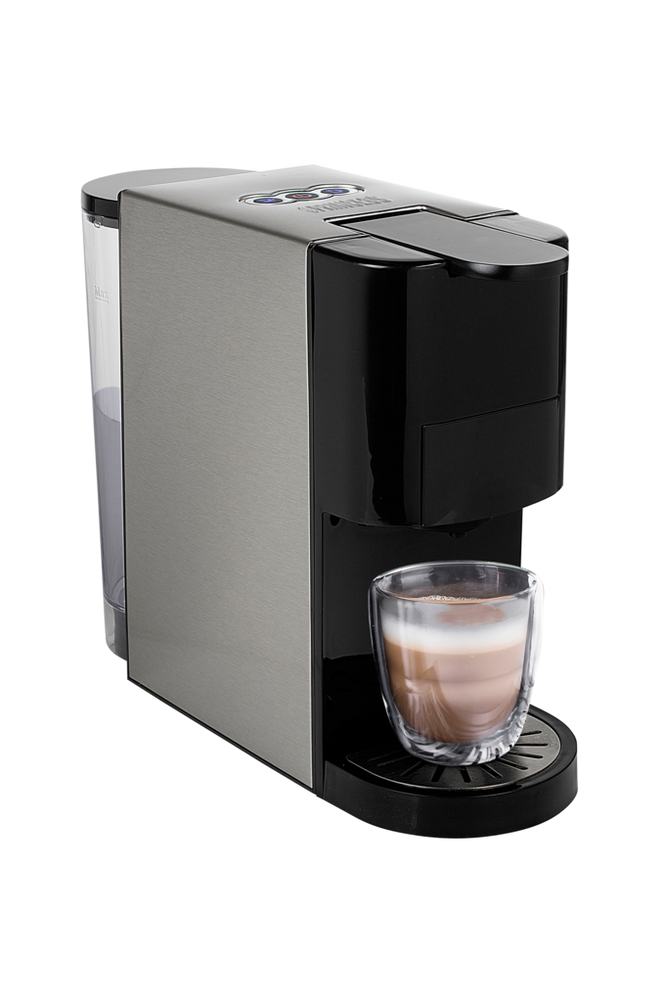 Multi Capsule Coffee Machine Steel 4-in-1
