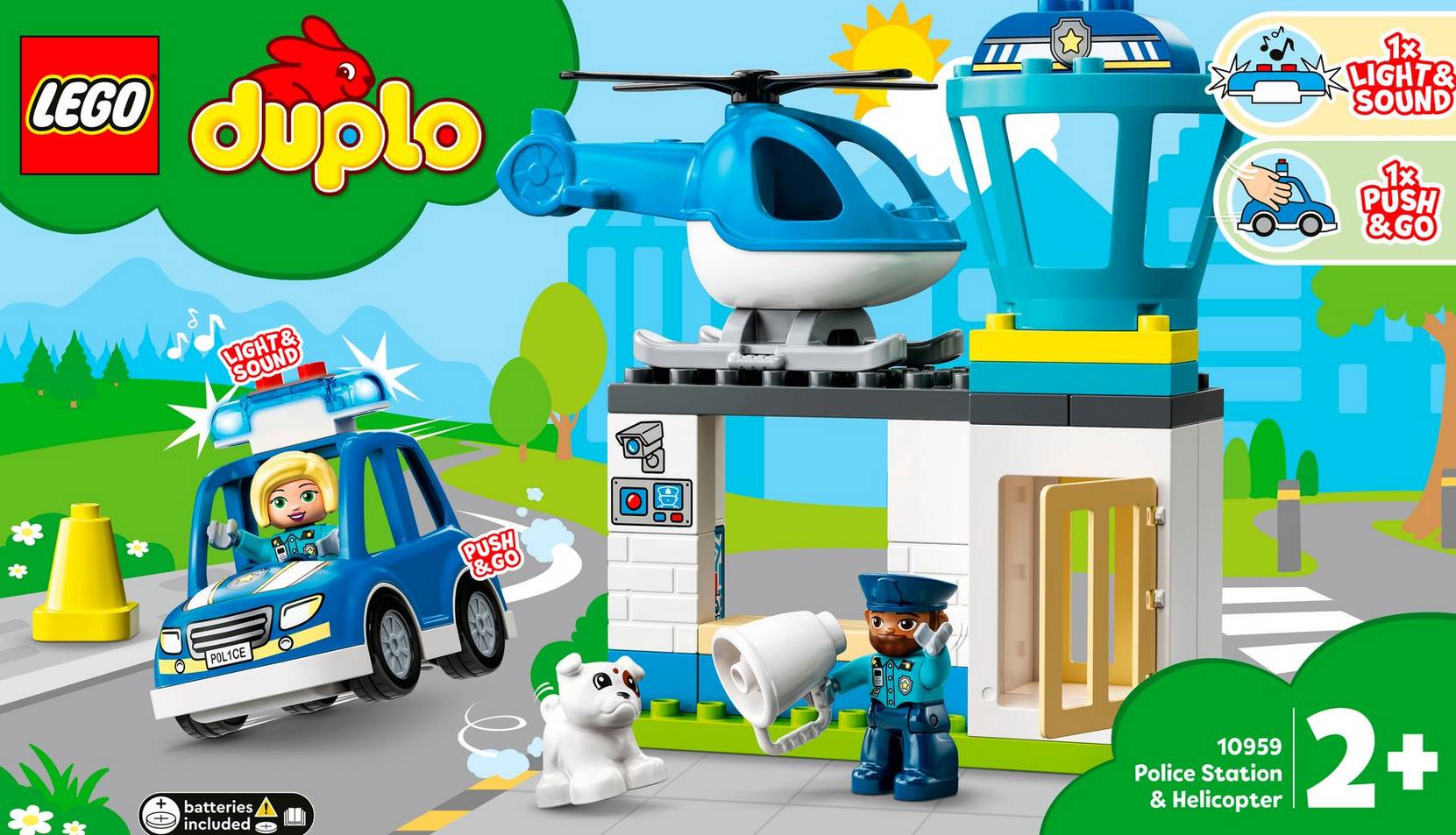 LEGO - Duplo - Polisstation & Helikopter 10959