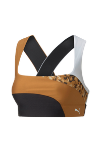 Puma - Sport-bh Mid Impact Safari Glam Bra - Svart - 34