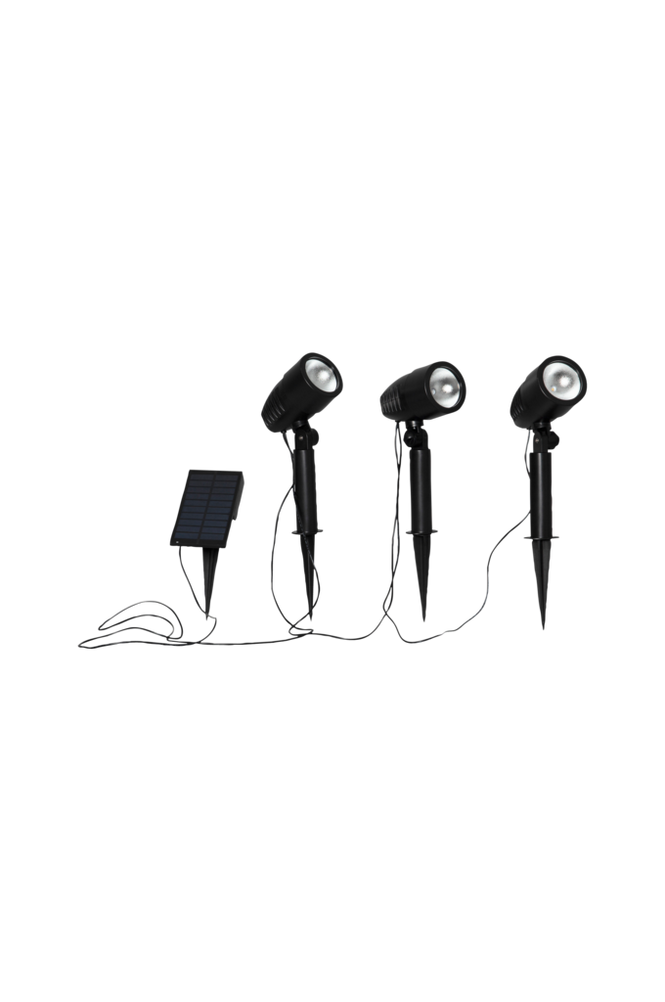 Solcells-spotlight Powerspot x 3