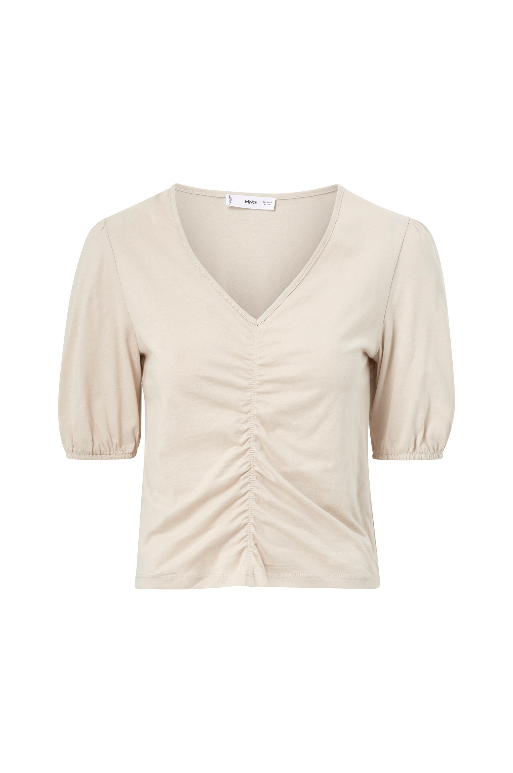Mango - Top Camiseta 208Maya - Grå - 36