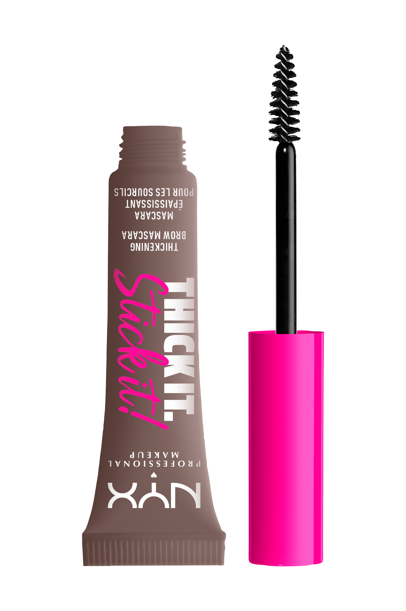 NYX Professional Makeup - Thick it. Stick it! Brow Mascara 19,1 g - Brun