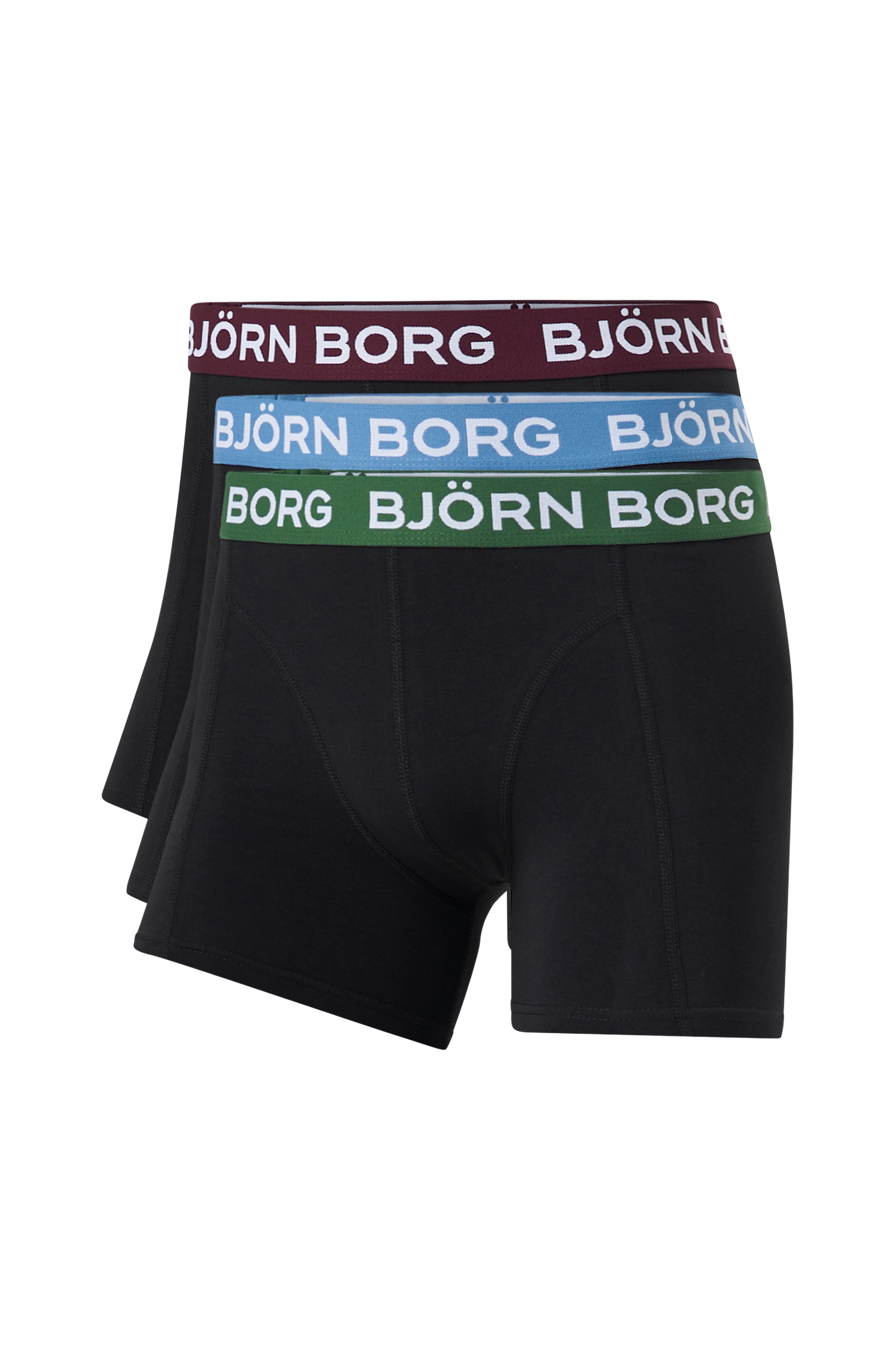 Björn Borg - Boksershorts Cotton Stretch Boxer 5-pak  - Multi - 2XL