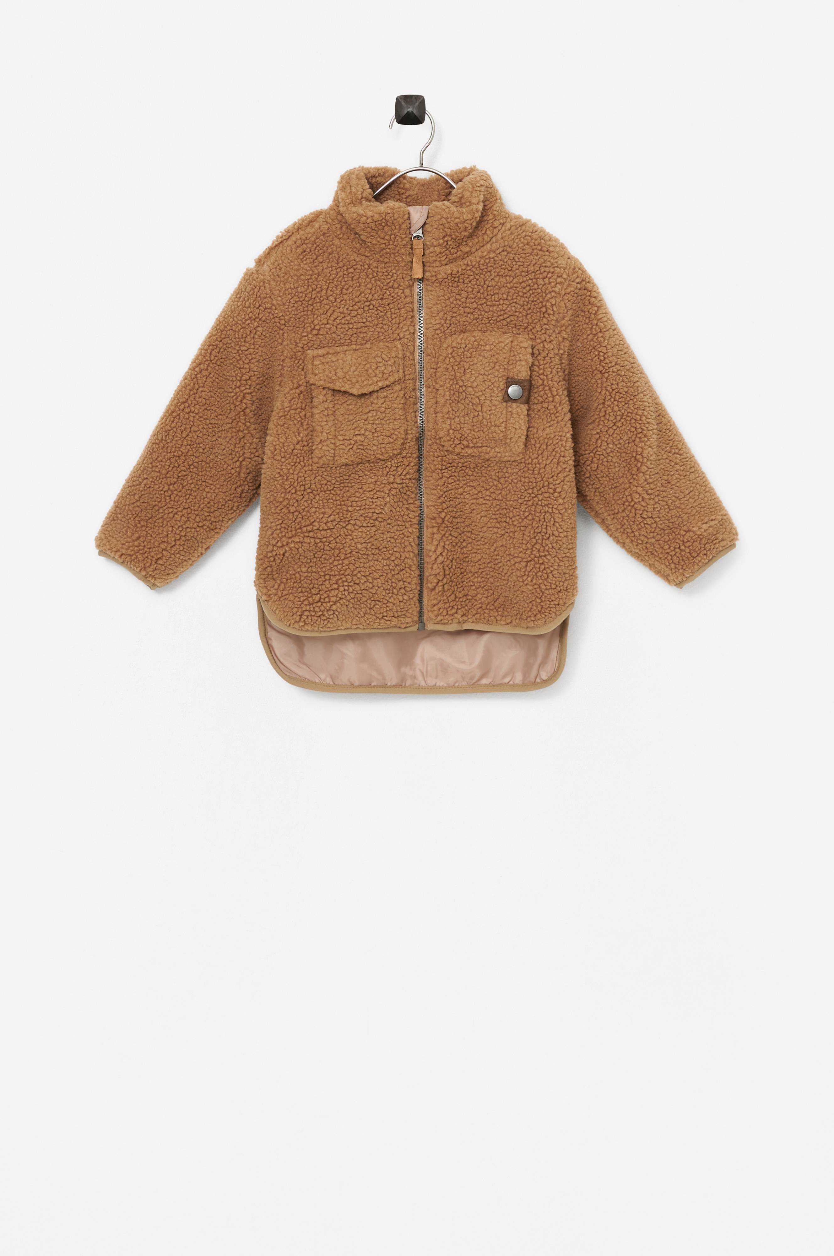 NAME IT Mädchen Nkfmabel Teddy Jacket Jacke – Kuschelige Winterjacke