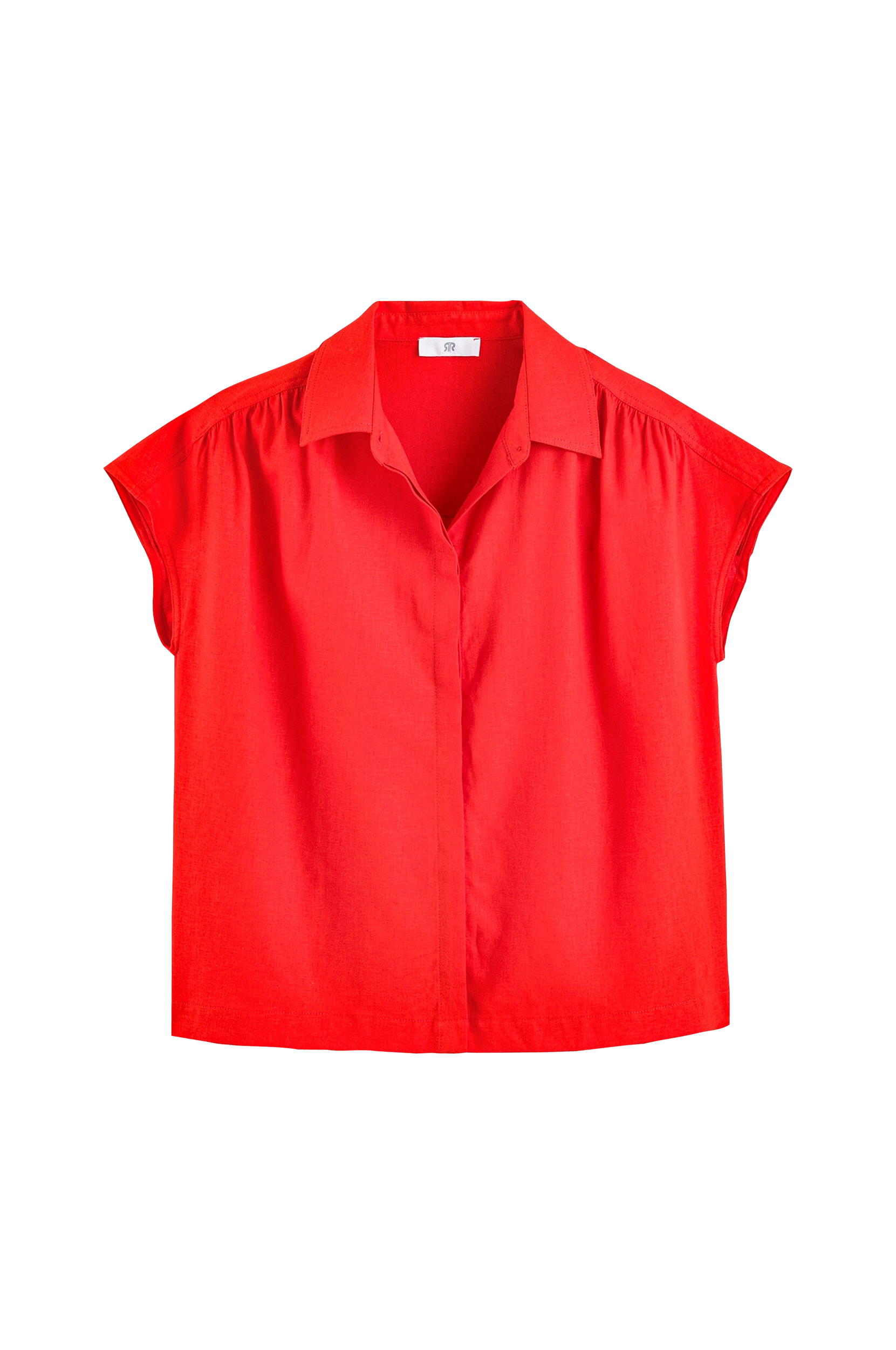 La Redoute - Ærmeløs skjorte - Rød - 34