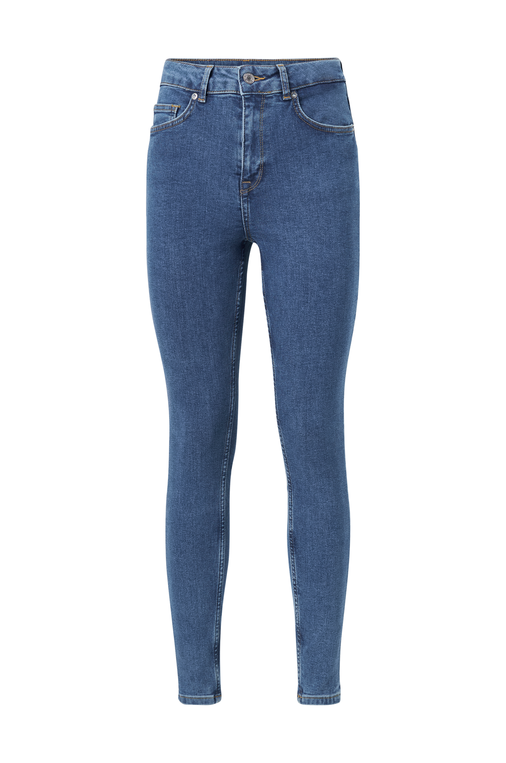 Selected FEMME - Jeans slfMartha HW Ace Blue Skinny Jeans - Blå - W32/L32