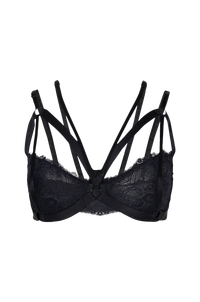 Zizzi - Bygel-bh lStrin Bra - Svart - 85F