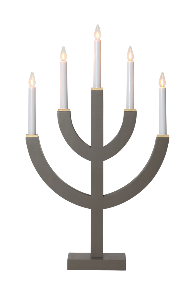 Ljusstake Anno 59 cm Brun