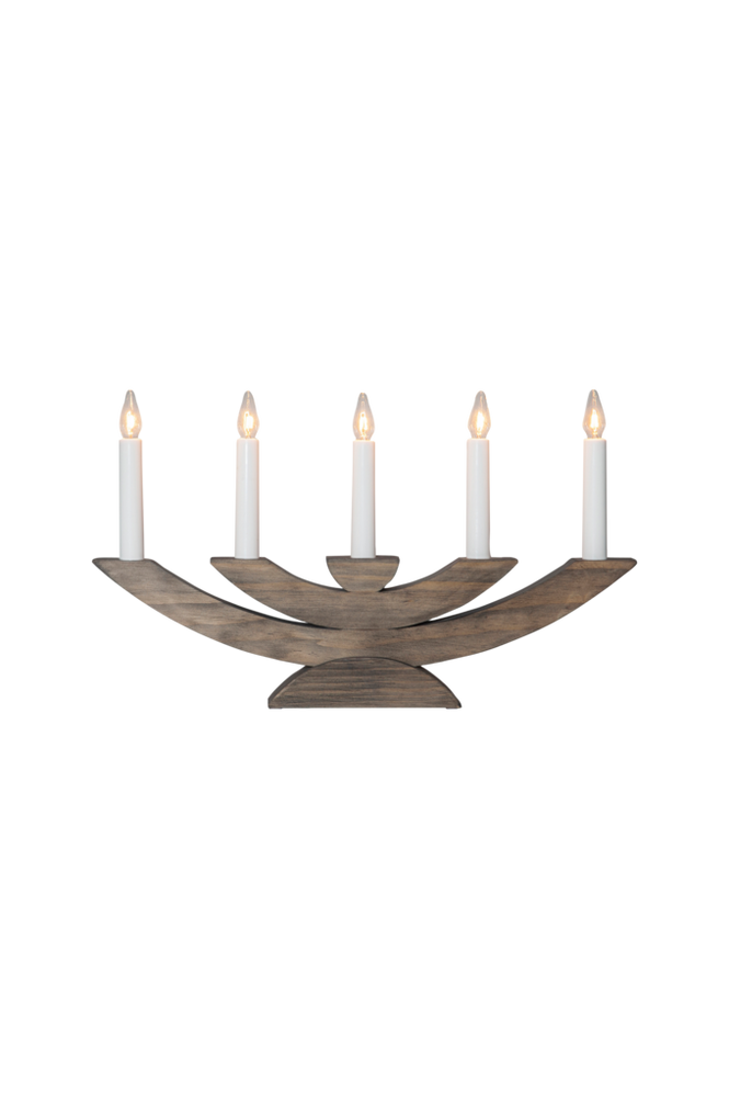 Ljusstake Navida 24cm Brun