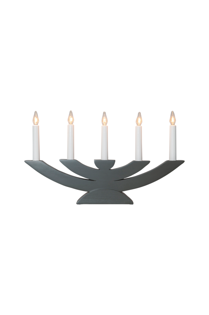 Ljusstake Navida 24cm Grafitgrå
