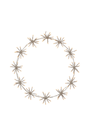 Koriste Flower Ring 50 Cm Valkoinen Valaisimet Jotex