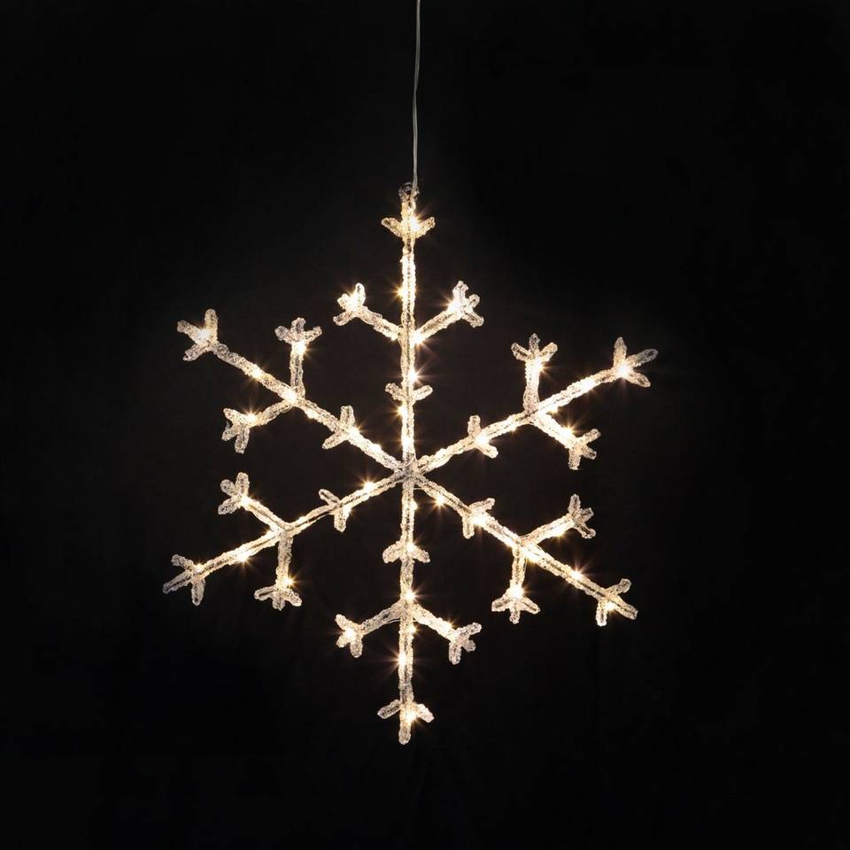 Star Trading Snöflinga Icy 47cm, transparent från Star Trading, bild 2