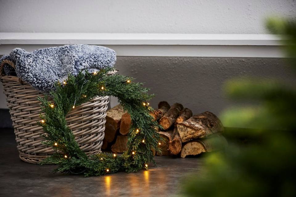 Star Trading Krans Thuja 40cm, grön från Star Trading, bild 2