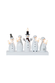 S hk kynttelikk Snowman 21 Cm Valkoinen Valaisimet Homeroom