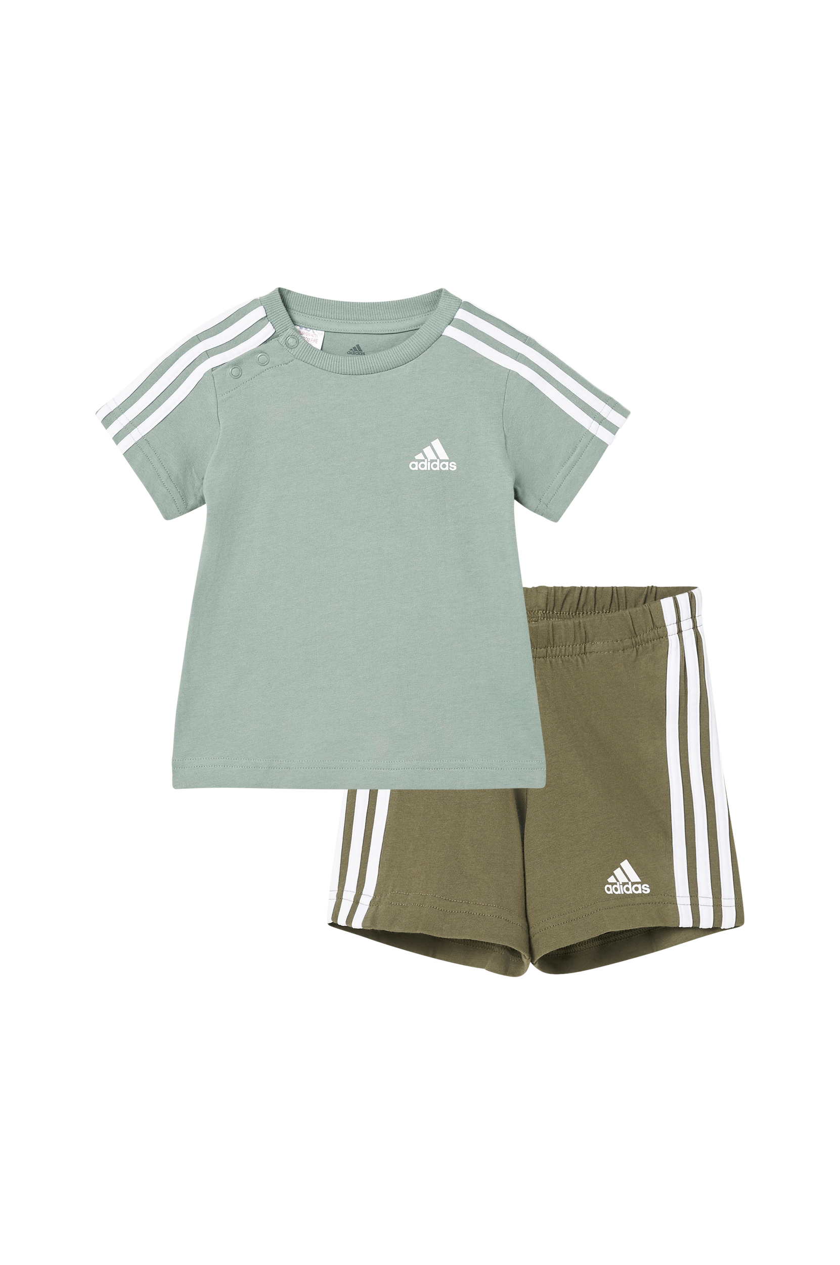 adidas Sport Performance - Shorts + t-shirt I 3S Sport Set - - 74 - Diverse børnetøj - Tøj til børn (29659779)